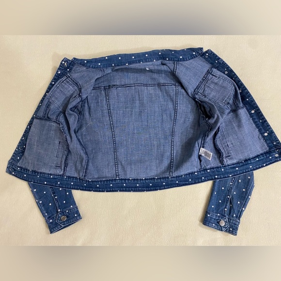Elle polka dot denim jacket - Picture 4 of 12